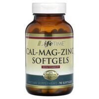Cal-Mag-Zinc с витамином D, 90 мягких таблеток — LifeTime Vitamins