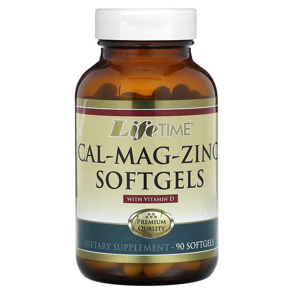 lif40035_v_23.jpg Cal-Mag-Zinc с витамином D, 90 мягких таблеток — LifeTime Vitamins
