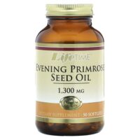 Масло семян примулы вечерней, 1300 мг, 50 мягких таблеток — LifeTime Vitamins
