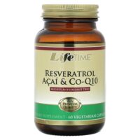 ресвератрол, асаи и коэнзим Q10, 60 вегетарианских капсул — LifeTime Vitamins