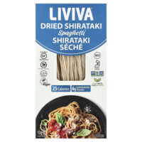 сушеные спагетти ширатаки, 120 г (4,23 унции) — LIVIVA