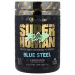 SuperHuman Pump, Blue Steel, мохито с голубикой, 373 г (13,18 унции) — ALPHA LION