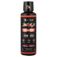 Burn2O, Shred Berry, клубника и ваниль, 465 мл (15,72 унции) — ALPHA LION