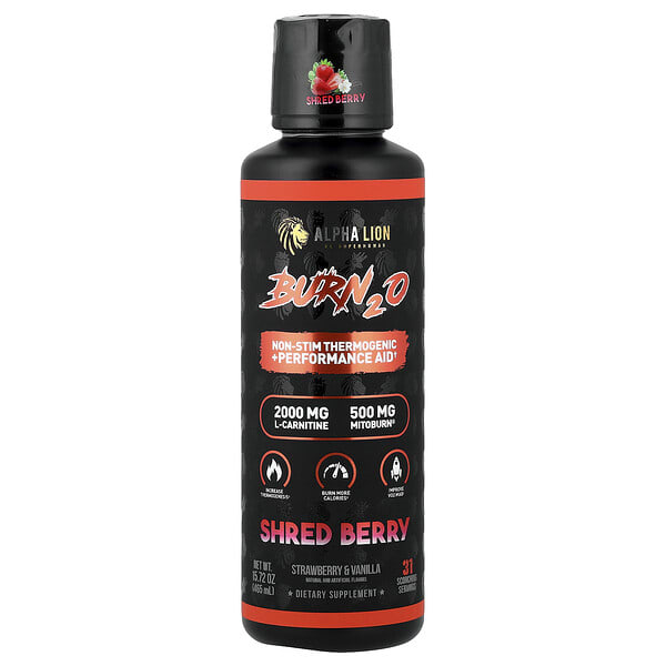 lio99515_v_24.jpg Burn2O, Shred Berry, клубника и ваниль, 465 мл (15,72 унции) — ALPHA LION