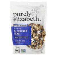 Ancient Grain Granola, черника и конопля, 340 г (12 унций) — Purely Elizabeth