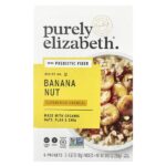 Овсянка Superfood с пребиотической клетчаткой, банан и орех, 6 пакетиков по 43 г (1,52 унции) — Purely Elizabeth