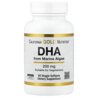 ДГК из морских водорослей, 200 мг, 60 вегетарианских капсул — California Gold Nutrition