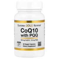 коэнзим Q10 с PQQ, 60 растительных капсул — California Gold Nutrition