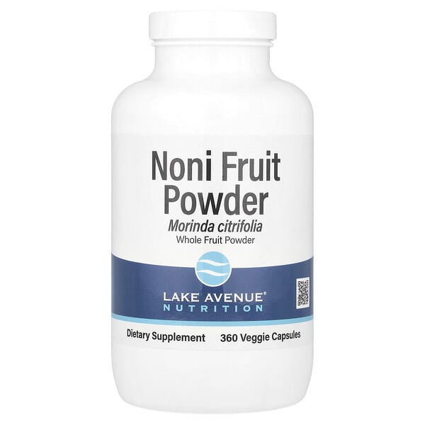 lkn01537_v_79.jpg порошок из плодов нони, 360 вегетарианских капсул — Lake Avenue Nutrition
