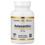астаксантин, 10 мг, 120 вегетарианских капсул — California Gold Nutrition