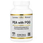 ПЭА 300 мг и PQQ 10 мг, 90 растительных капсул — California Gold Nutrition