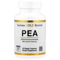 ПЭА (пальмитоилэтаноламид), 30 вегетарианских капсул (300 мг в 1 капсуле) — California Gold Nutrition