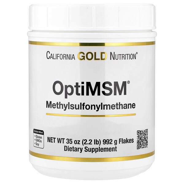 lkn01627_v_95.jpg OptiMSM® в хлопьях, 992 г (35 унций) — California Gold Nutrition