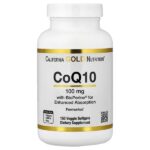 коэнзим Q10 с экстрактом чёрного перца Bioperine®, 150 вегетарианских капсул — California Gold Nutrition