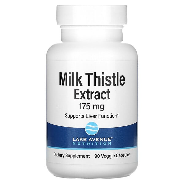 lkn01791_v_67.jpg экстракт расторопши, 175 мг, 90 растительных капсул — Lake Avenue Nutrition