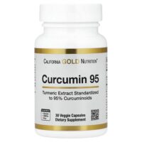 куркумин 95, 30 растительных капсул (500 мг в 1 капсуле) — California Gold Nutrition