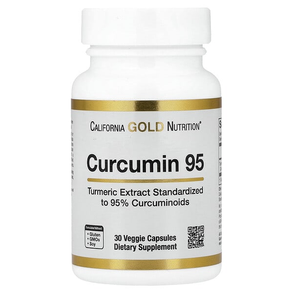 lkn02002_v_74.jpg куркумин 95, 30 растительных капсул (500 мг в 1 капсуле) — California Gold Nutrition