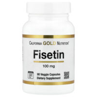 физетин, 100 мг, 90 растительных капсул — California Gold Nutrition