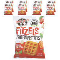 Fitzels™, протеиновые крендели с пиццей Palooza, 8 пакетиков по 85 г (3 унции) — Lenny & Larry's