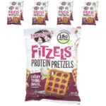 Fitzels™, протеиновые крендели с бубликами, 8 пакетиков по 85 г (3 унции) — Lenny & Larry's