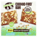 Cookie-Fied®, батончик с белой крошкой макадамии, 9 батончиков, 45 г (1,59 унции) — Lenny & Larry's