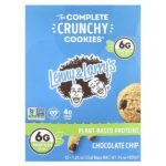 The Complete Crunchy Cookies®, шоколадная крошка, 12 пакетиков по 35 г (1,25 унции) — Lenny & Larry's