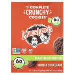The Complete Crunchy Cookies®, двойной шоколад, 12 пакетиков по 35 г (1,25 унции) — Lenny & Larry's