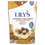 Coated Caramels, в стиле молочного шоколада, 99 г (3,5 унции) — Lily's Sweets