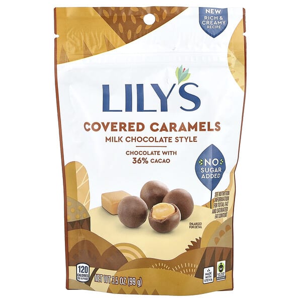 lls46056_v_2.jpg Coated Caramels, в стиле молочного шоколада, 99 г (3,5 унции) — Lily's Sweets