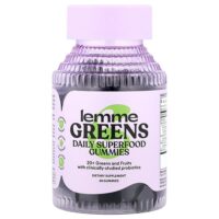 Greens, суперфуды для ежедневного приема, со вкусом ягод и зелени, 60 жевательных таблеток — Lemme