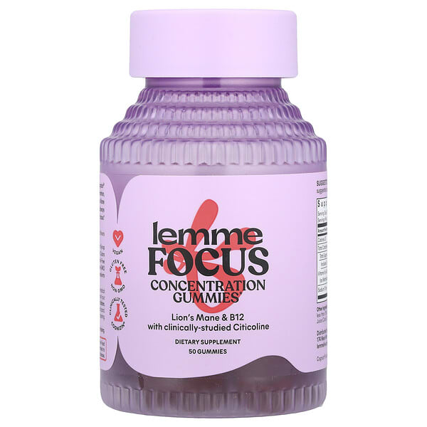 lmm54900_v_8.jpg Focus, жевательные мармеладки для концентрации, клубника, 50 жевательных таблеток — Lemme