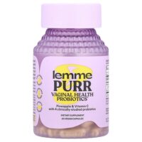 Purr, пробиотики для здоровья влагалища, 60 веганских капсул — Lemme