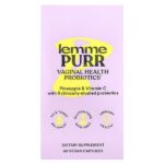 Purr, пробиотики для здоровья влагалища, 60 веганских капсул — Lemme — изображение 2