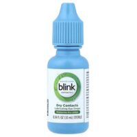 Bausch + Lomb Blink, Blink Cosmetics®, сухие контактные данные, смазывающие глазные капли, 10 мл (0,34 жидк. унции)
