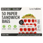 бумажные пакеты для сэндвичей, яблоко, 50 шт. — Lunchskins