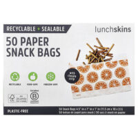 бумажные пакеты для снеков, апельсин, 50 шт. — Lunchskins