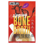 Lonolife, Sipping, Bone Broth, говядина травяного откорма, 4 пакетика по 15 г (0,53 унции)