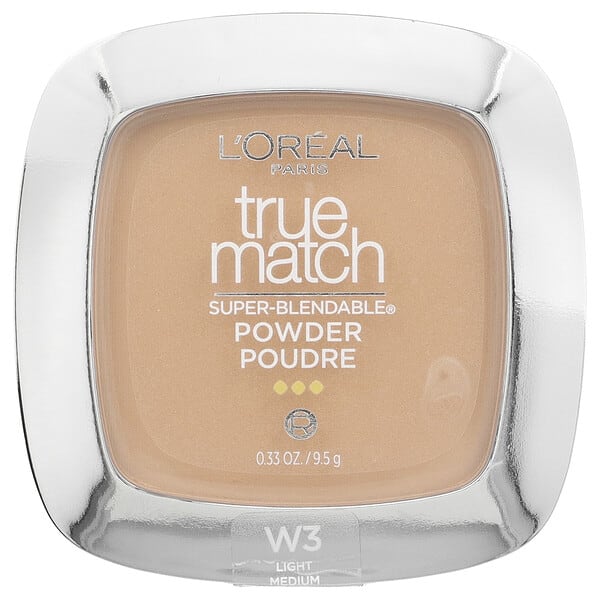 loe01643_v_9.jpg True Match, супер-смешиваемая пудра, W3, светлый, 9,5 г (0,33 унции) — L'Oréal