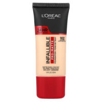 Infallive, тональный крем Pro-Matte, оттенок 102 бежевый, 30 мл (1 жидк. унция) — L'Oréal