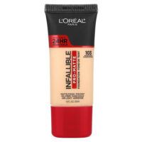 Infallive, тональный крем Pro-Matte, оттенок 103 Natural Buff, 30 мл (1 жидк. унция) — L'Oréal
