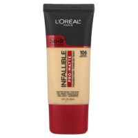 Infallible, матовая тональная основа, оттенок 106 Sun Beige, 30 мл (1 жидк. унц.) — L'Oréal