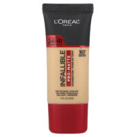 тональный крем Infallive Pro-Matte, оттенок 107 Fresh бежевый, 30 мл (1 жидк. унция) — L'Oréal