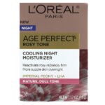 Age Perfect Rosy Tone, охлаждающее ночное увлажняющее средство, 48 г (1,7 унции) — L'Oréal — изображение 2