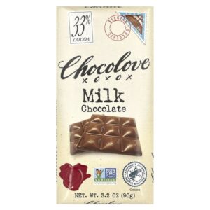 молочный шоколад, 33% какао, 90 г (3,2 унции) — Chocolove