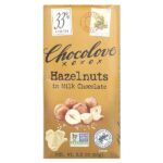 Молочный шоколад с фундуком, 33% какао, 90 г (3,2 унции) — Chocolove