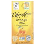 кожура апельсина в темном шоколаде, 55% какао, 90 г (3,2 жидк. унции) — Chocolove