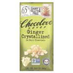 Кристаллизованный имбирь в темном шоколаде, 65% какао, 90 г (3,2 унции) — Chocolove