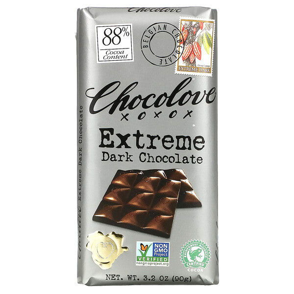 lov00188_v_11.jpg экстрачерный шоколад, 88% какао, 90 г (3,2 унции) — Chocolove