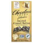 соленая миндальная паста в темном шоколаде, 55% какао, 90 г (3,2 унции) — Chocolove