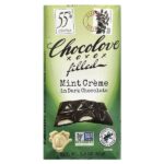 темный шоколад с кремовой мятной начинкой, 55% какао, 90 г (3,2 унции) — Chocolove
